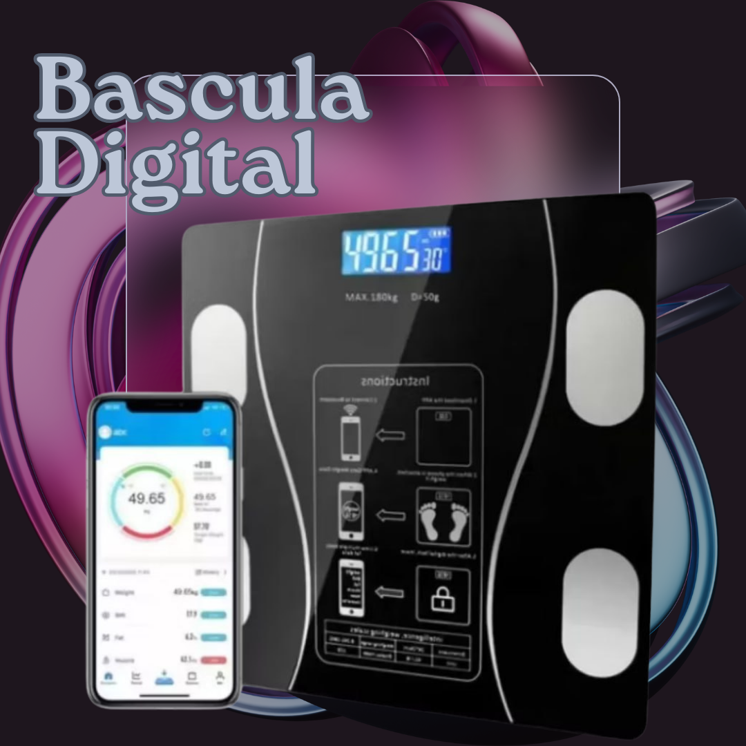 Bascula Digital Personal con Bluetooth.
