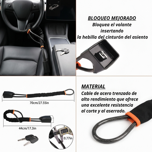 Bloqueo de Volante Anti-Robo